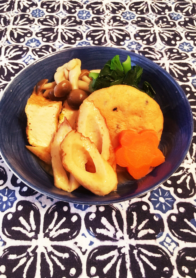 ちくわとがんもと厚揚げの煮物-レシピのメイン写真