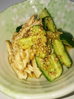 ❤きゅうりとムネ肉の中華サラダ❤-レシピのメイン写真
