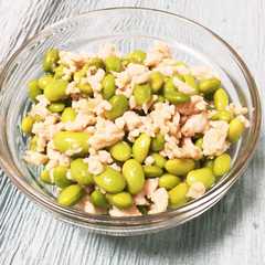 A picture of 【常備菜】枝豆と鶏そぼろ.