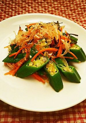 簡単！美味しいオクラ一品-レシピのメイン写真