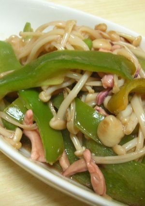 味付けいらずで簡単☆いかの塩辛で炒め物-レシピのメイン写真