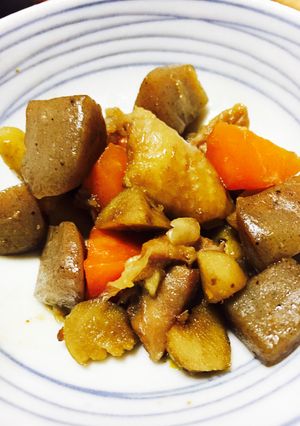 鶏モモと根菜の炒め煮-レシピのメイン写真