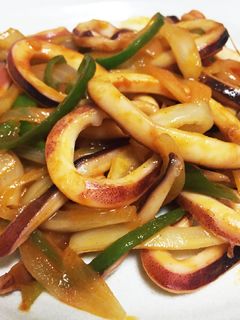 スルメイカのナポリタン風炒め-レシピのメイン写真