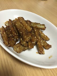 揚げごぼうの甘辛煮-レシピのメイン写真