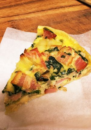 ヘルシーベーコンとほうれん草キッシュ-レシピのメイン写真