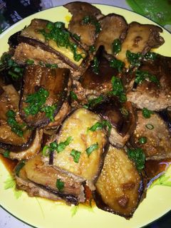なすとひき肉のはさみ焼き-レシピのメイン写真