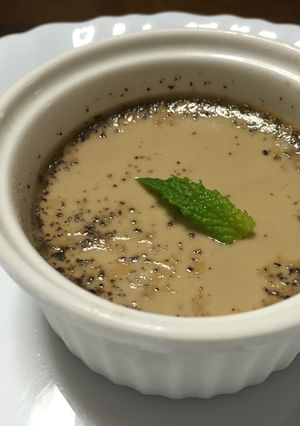 粉末ほうじ茶で香ばしく ほうじ茶プリン-レシピのメイン写真