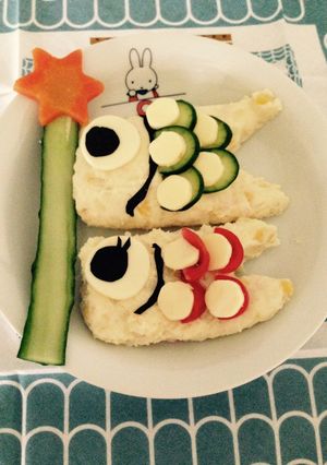 ポテトサラダ（こいのぼり）-レシピのメイン写真