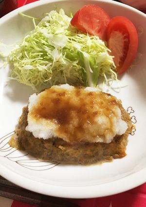 わが家のハンバーグ-レシピのメイン写真