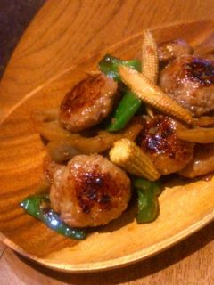 とり団子とレンコンの甘醤油炒め-レシピのメイン写真