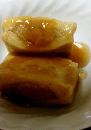 高野豆腐の挟み揚げ煮-レシピのメイン写真