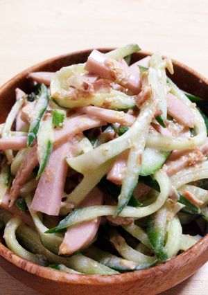 キュウリで簡単サラダ♪美味しさギョギョ！-レシピのメイン写真