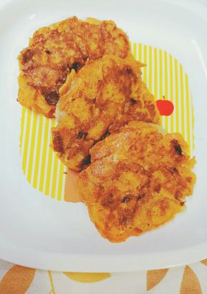 手づかみ☆バナナコーンフレークパンケーキ-レシピのメイン写真