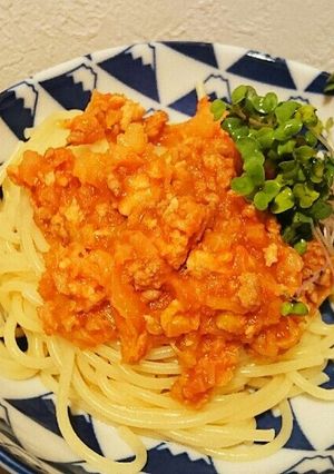 野菜嫌いもへっちゃらミートソース！-レシピのメイン写真