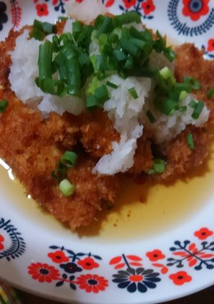 鶏むね肉deみぞれカツ♪-レシピのメイン写真