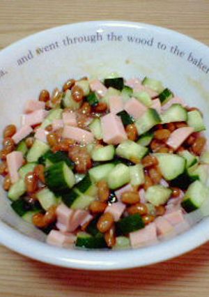 納豆きゅうり魚肉のま～ぜまぜ♪-レシピのメイン写真