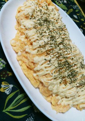 明太子と豆腐のフワフワ卵焼き-レシピのメイン写真