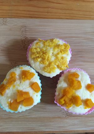 HMで簡単蒸しパン！（離乳食）-レシピのメイン写真