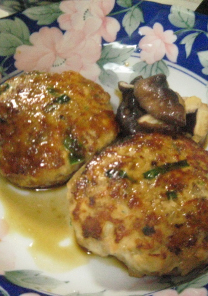 鶏と豚の仲良し和風バーグ☆-レシピのメイン写真
