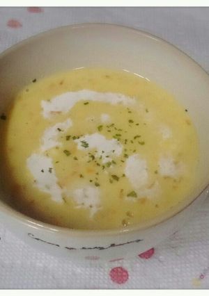 簡単!野菜たっぷりコーンスープ-レシピのメイン写真