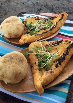 キャンプメシ＊味噌焼きおにぎり-レシピのメイン写真