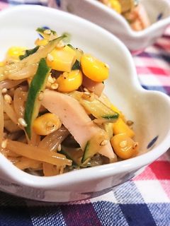 3分【もやしとギョニソの中華和え】♪-レシピのメイン写真