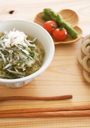 シンプル簡単！ちりめんだし茶漬け-レシピのメイン写真