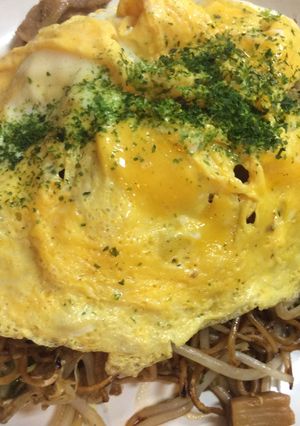 焼きそば玉子のせ名古屋風あっさりタイプ-レシピのメイン写真