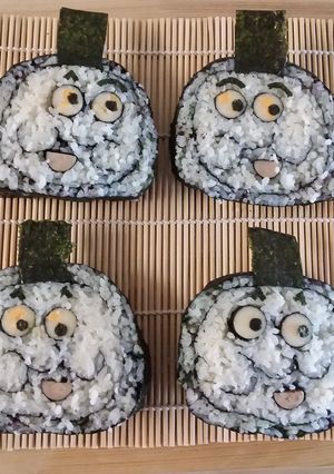 トーマスとなかまたち 巻き寿司で！-レシピのメイン写真