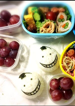 キャラ弁 キャラおにぎり 殺せんせー-レシピのメイン写真