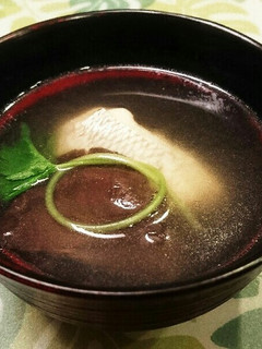鯛のカマのお吸い物-レシピのメイン写真