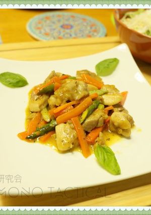 赤と緑のバターチキン-レシピのメイン写真