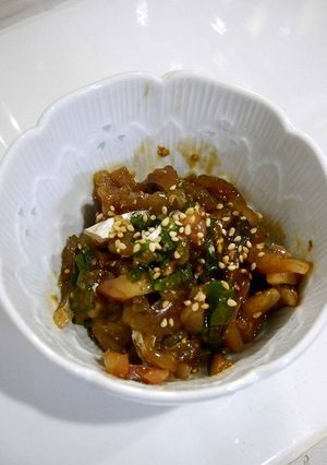 簡単！アジの甘胡麻和え-レシピのメイン写真