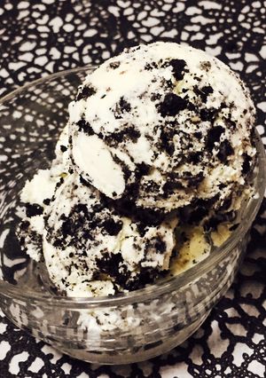 糖質制限◆クッキー&クリーム風アイス-レシピのメイン写真