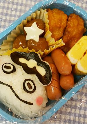 キャラ弁　年中さんのお弁当2-レシピのメイン写真