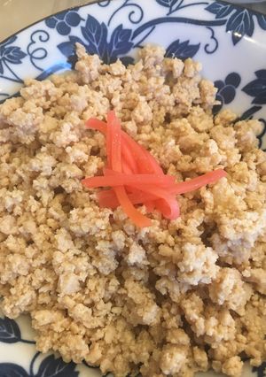鶏そぼろ-レシピのメイン写真