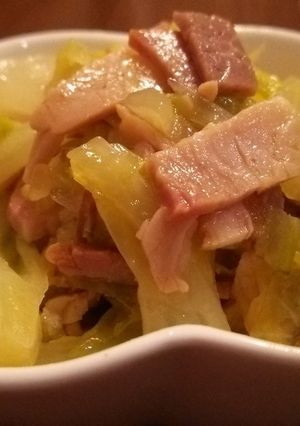 キャベツとチャーシューの中華風和物-レシピのメイン写真