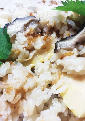 筍としいたけの炊き込み飯-レシピのメイン写真