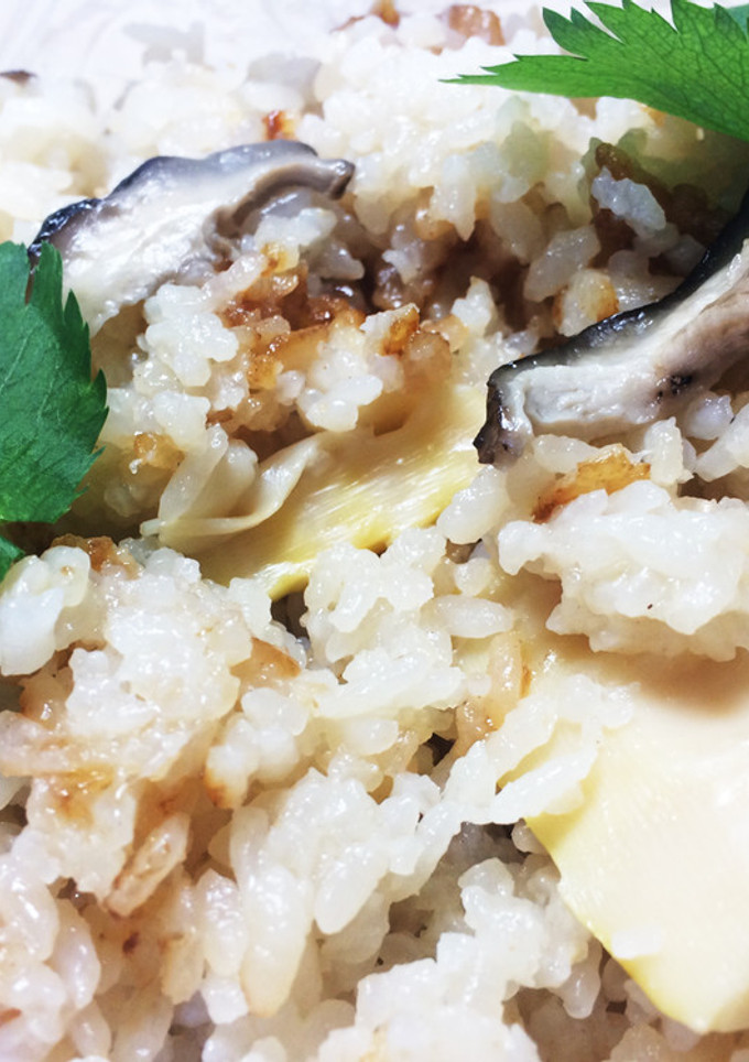 筍としいたけの炊き込み飯-レシピのメイン写真