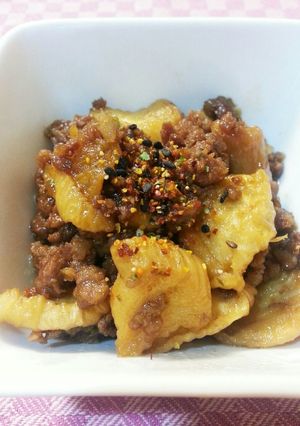 ハマる！干し大根と粗びき肉の甘辛煮-レシピのメイン写真