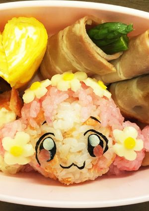 プリキュアの妖精 はーちゃんのキャラ弁-レシピのメイン写真