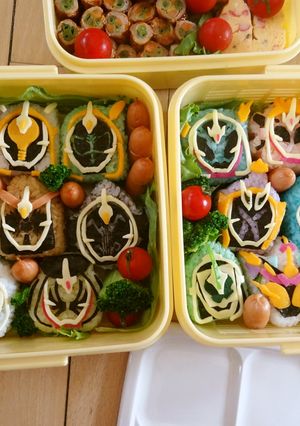 仮面ライダー ゴースト 英雄 キャラ弁-レシピのメイン写真