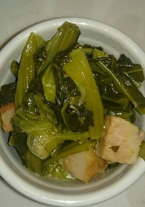 グリーンズ(小松菜のベーコン煮)-レシピのメイン写真