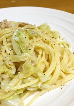 お洒落で簡単☆キャベツ＆ツナパスタ-レシピのメイン写真