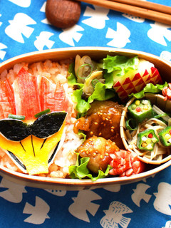 ジュウオウジャー卵焼き キャラ弁-レシピのメイン写真