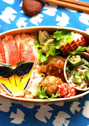 ジュウオウジャー卵焼き キャラ弁-レシピのメイン写真