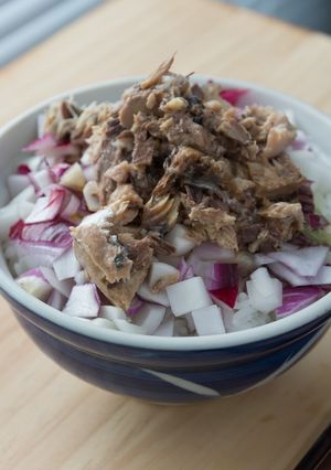 一番おいしい湘南レッドさば缶丼!-レシピのメイン写真