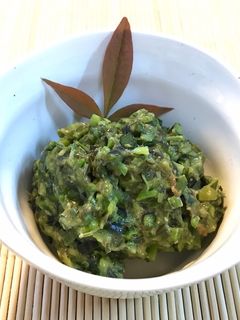 山菜ワラビのたたき-レシピのメイン写真
