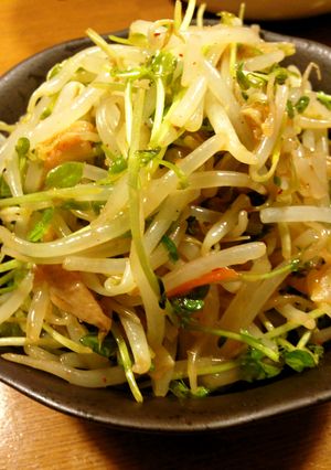 もやしと豆苗のしゃきしゃきキムチ和え-レシピのメイン写真