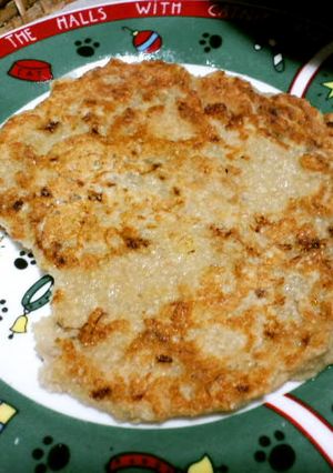 混ぜて焼くだけ！乳卵なしバナナパンケーキ-レシピのメイン写真